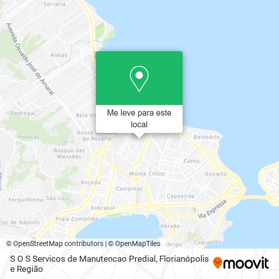 S O S Servicos de Manutencao Predial mapa