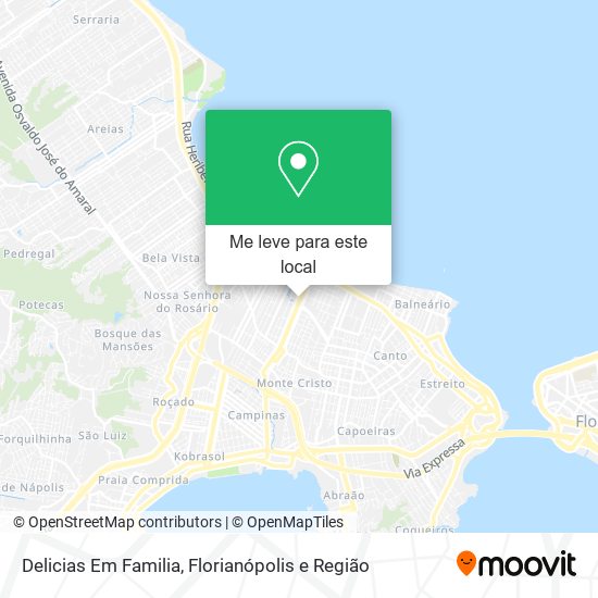 Delicias Em Familia mapa