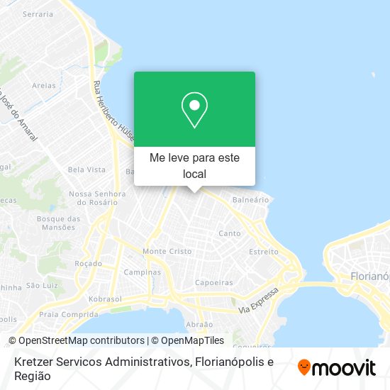 Kretzer Servicos Administrativos mapa