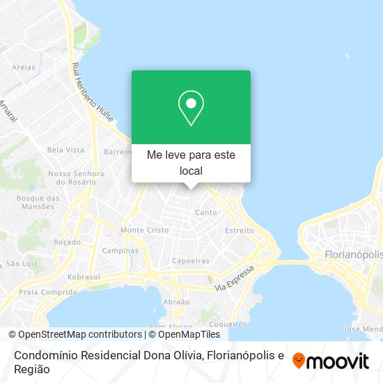 Condomínio Residencial Dona Olívia mapa