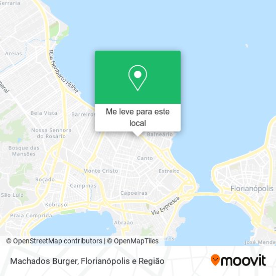 Machados Burger mapa