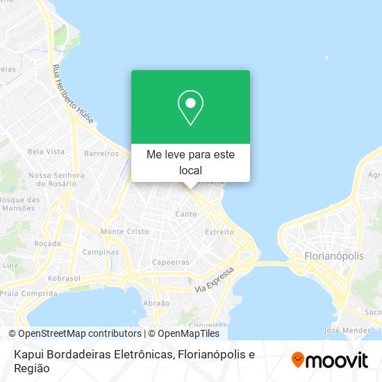 Kapui Bordadeiras Eletrônicas mapa