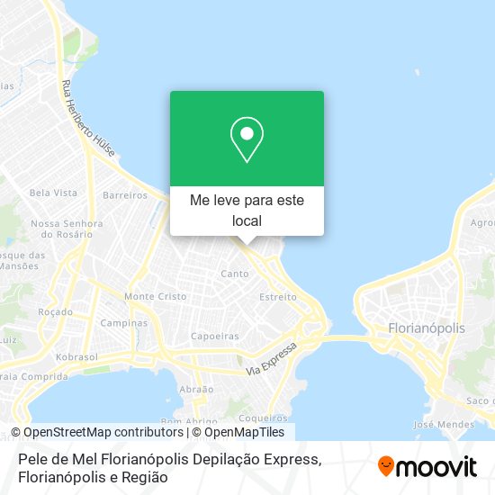Pele de Mel Florianópolis Depilação Express mapa
