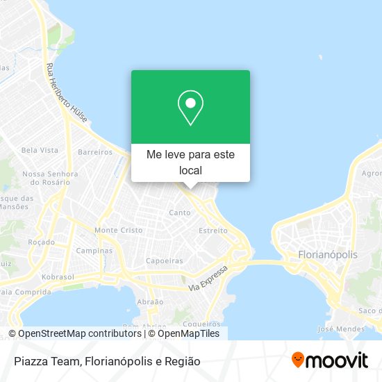 Piazza Team mapa