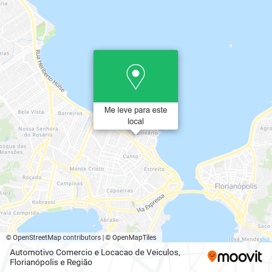 Automotivo Comercio e Locacao de Veiculos mapa