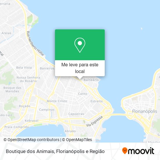 Boutique dos Animais mapa