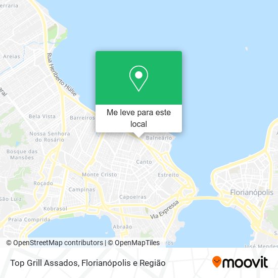 Top Grill Assados mapa