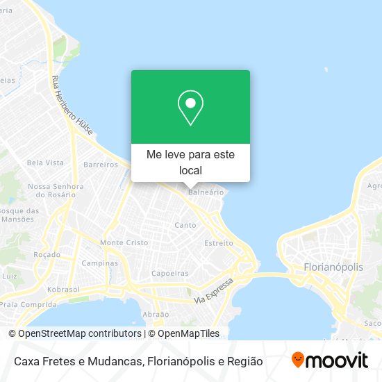 Caxa Fretes e Mudancas mapa