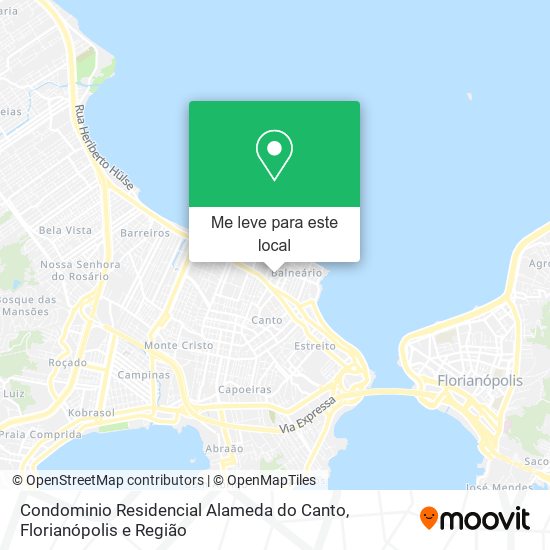 Condominio Residencial Alameda do Canto mapa