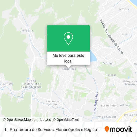 Lf Prestadora de Servicos mapa