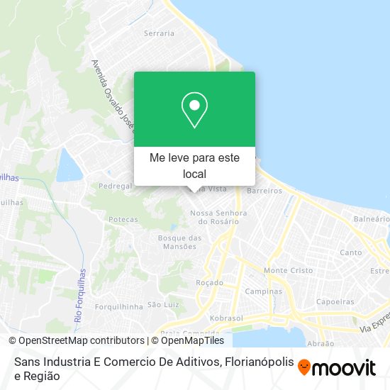 Sans Industria E Comercio De Aditivos mapa