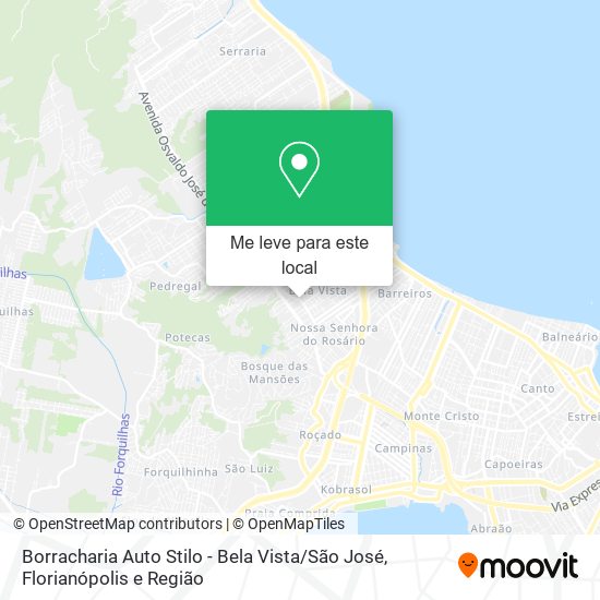 Borracharia Auto Stilo - Bela Vista / São José mapa