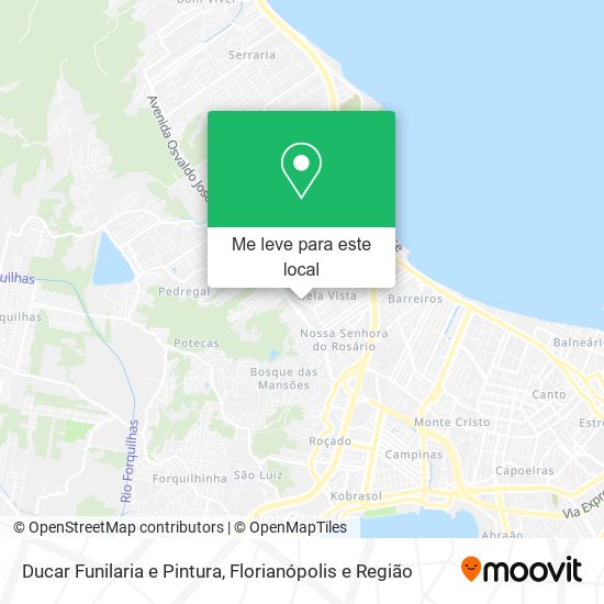 Ducar Funilaria e Pintura mapa