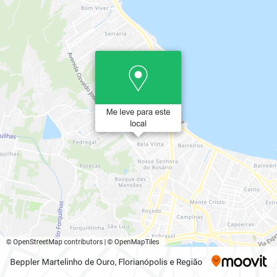 Beppler Martelinho de Ouro mapa