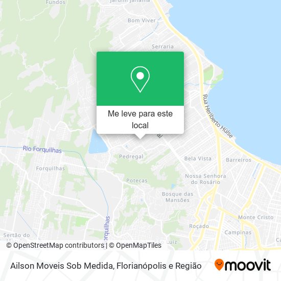Ailson Moveis Sob Medida mapa