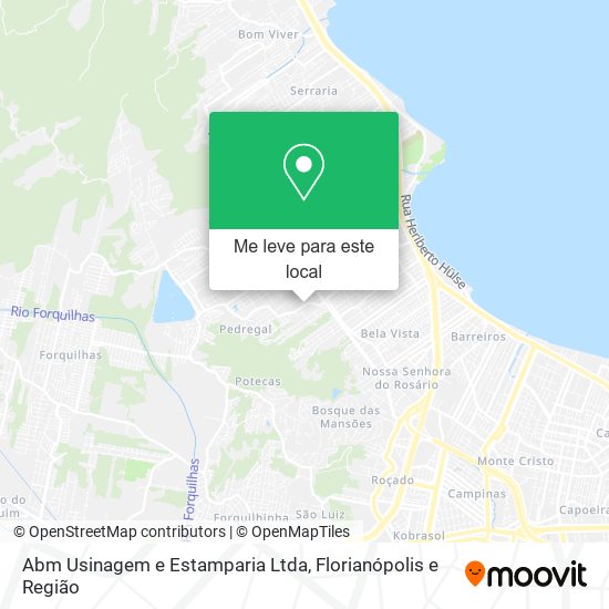 Abm Usinagem e Estamparia Ltda mapa