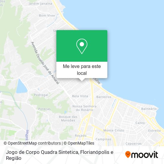 Jogo de Corpo Quadra Sintetica mapa