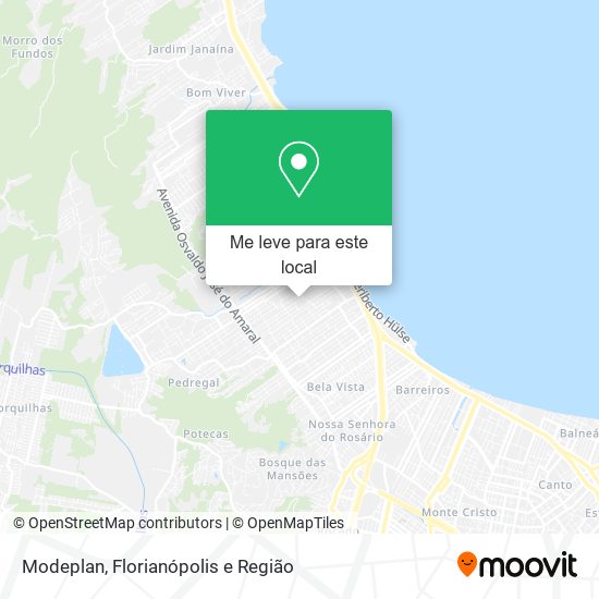 Modeplan mapa