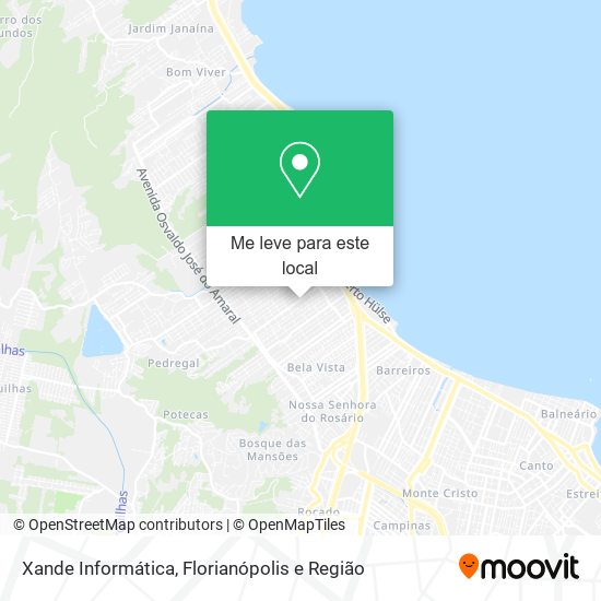 Xande Informática mapa