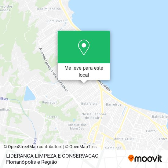 LIDERANCA LIMPEZA E CONSERVACAO mapa