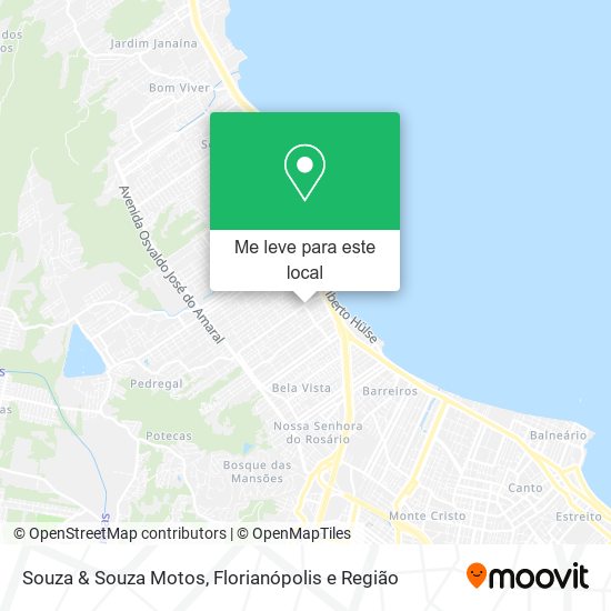 Souza & Souza Motos mapa