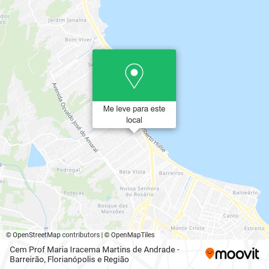 Cem Prof Maria Iracema Martins de Andrade - Barreirão mapa