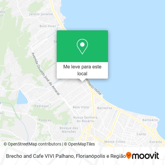 Brecho and Cafe VIVI Palhano mapa