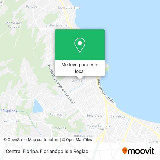 Central Floripa mapa