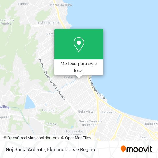 Goj Sarça Ardente mapa