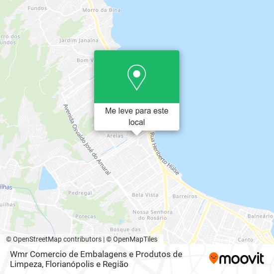 Wmr Comercio de Embalagens e Produtos de Limpeza mapa