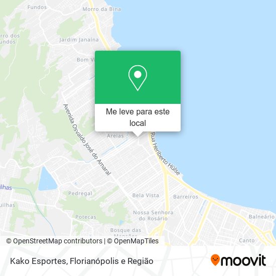 Kako Esportes mapa