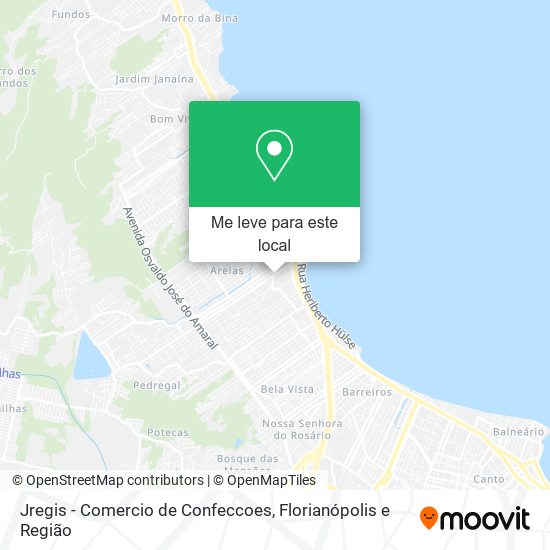 Jregis - Comercio de Confeccoes mapa