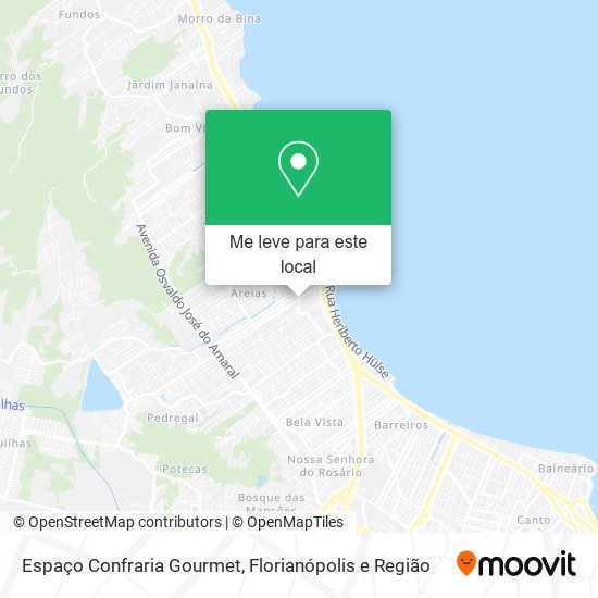 Espaço Confraria Gourmet mapa