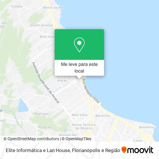 Elite Informática e Lan House mapa