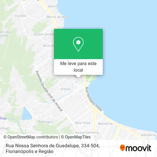 Rua Nossa Senhora de Guadalupe, 334-504 mapa