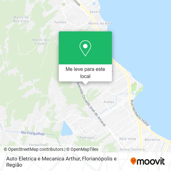 Auto Eletrica e Mecanica Arthur mapa