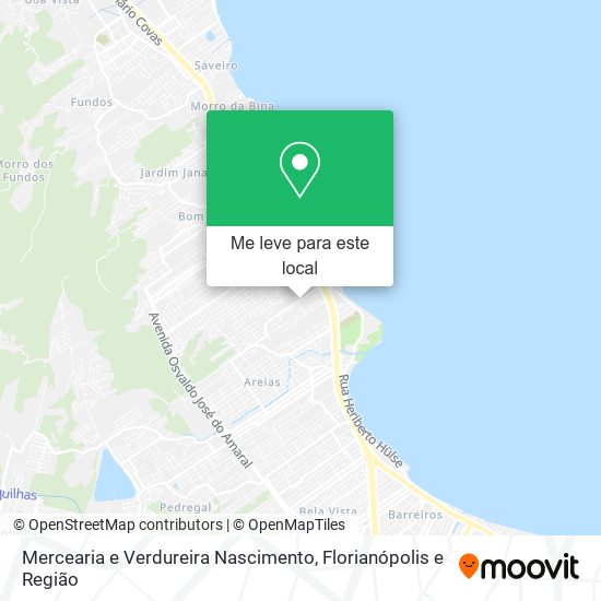 Mercearia e Verdureira Nascimento mapa
