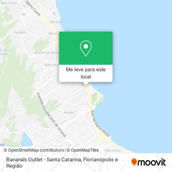 Banana's Outlet - Santa Catarina mapa