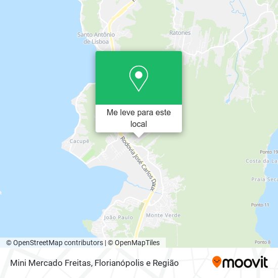 Mini Mercado Freitas mapa