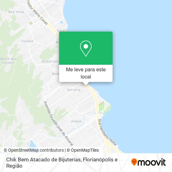 Chik Bem Atacado de Bijuterias mapa