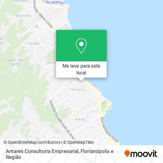 Antares Consultoria Empresarial mapa
