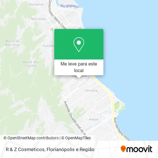 R & Z Cosmeticos mapa