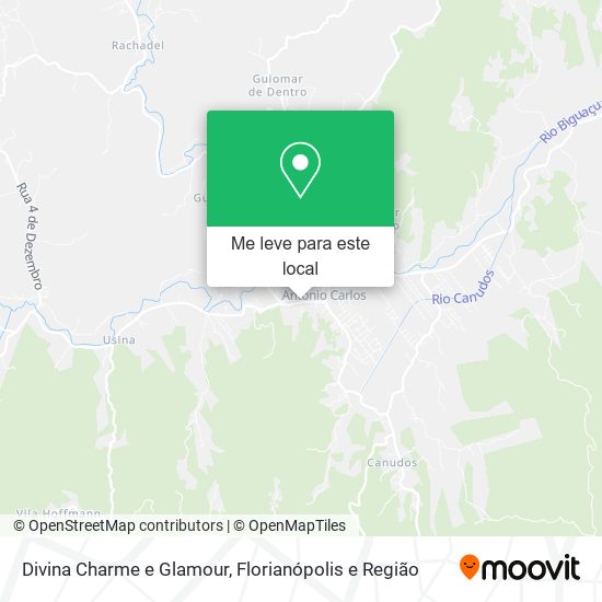 Divina Charme e Glamour mapa