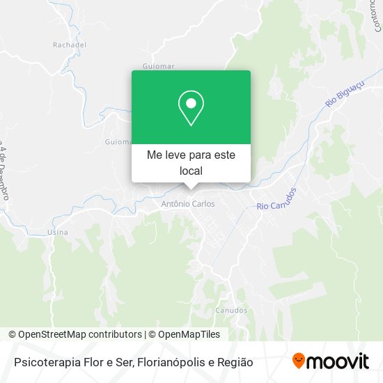 Psicoterapia Flor e Ser mapa