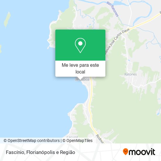 Fascínio mapa