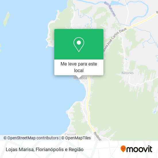 Lojas Marisa mapa