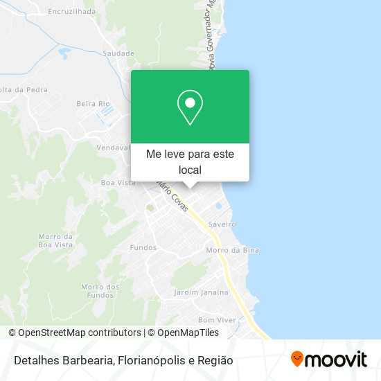 Detalhes Barbearia mapa