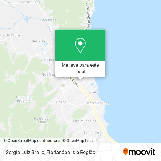 Sergio Luiz Broilo mapa