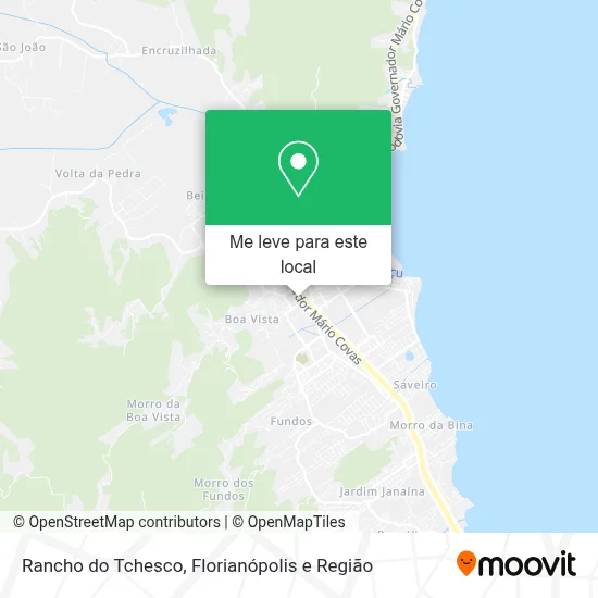 Rancho do Tchesco mapa