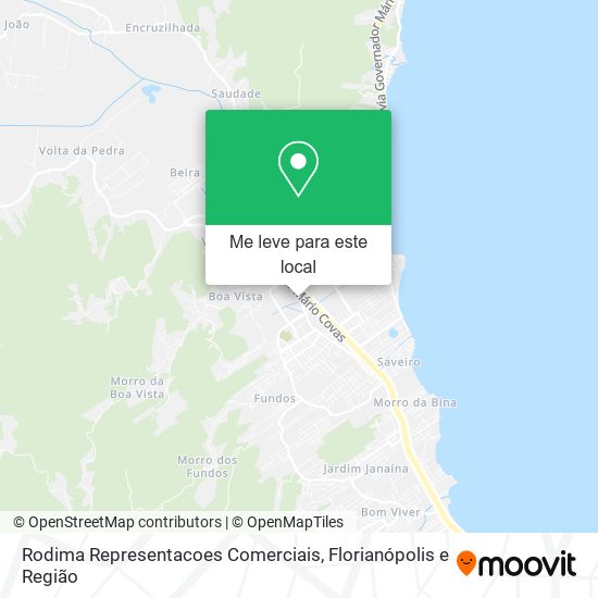 Rodima Representacoes Comerciais mapa